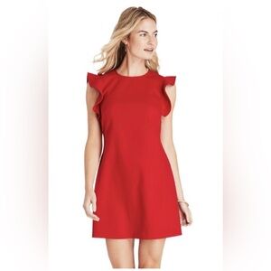 Womens Vineyard Vines Flutter Sleeve Ponte Knit Dress size 4 - worn once